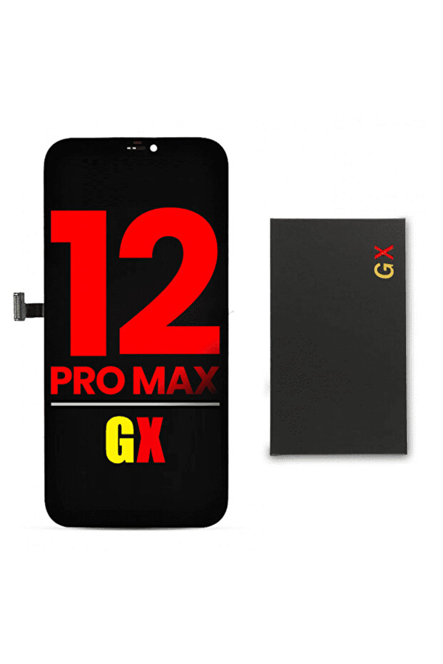 Apple iPhone 12 Pro Max Lcd Ekran Dokunmatik Siyah Oled Gx Marka - 1