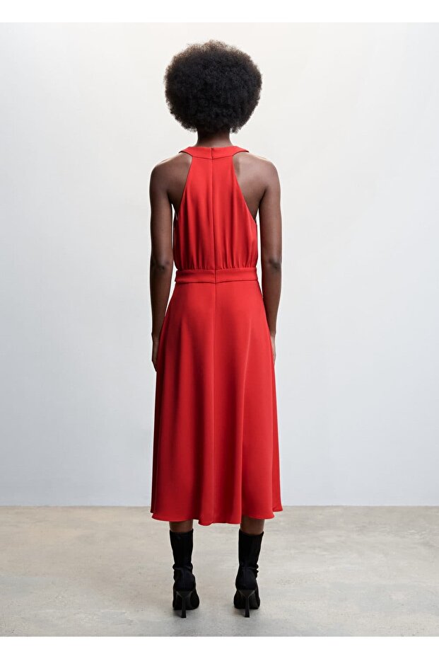 Kemer Detaylı Elbise - 4