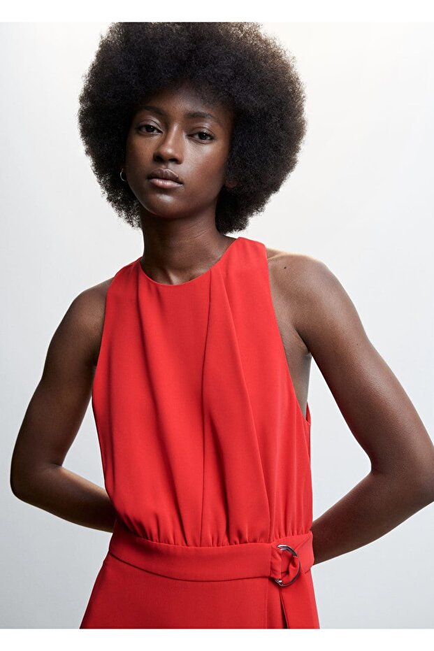 Kemer Detaylı Elbise - 6