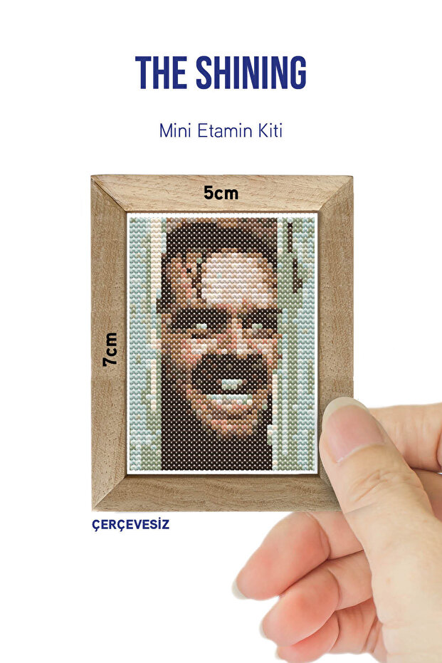 The Shining (cinnet) Dmc Muline طقم إيتامين مصغر بدون إطار 10x10 سم