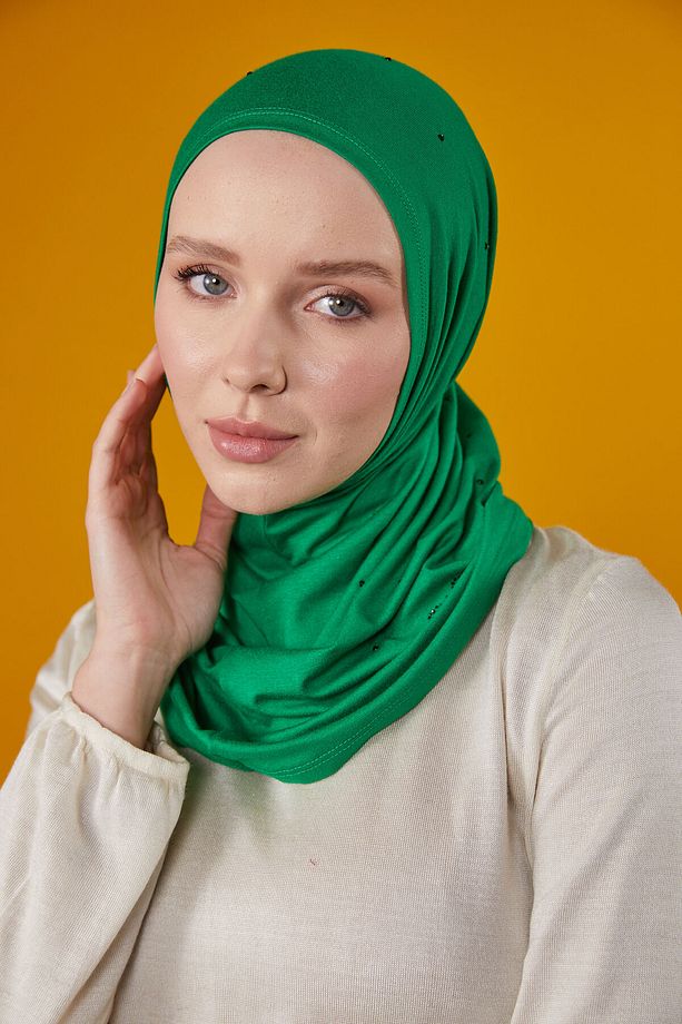 ASYA TAŞLI BONE - YEŞİL - 3