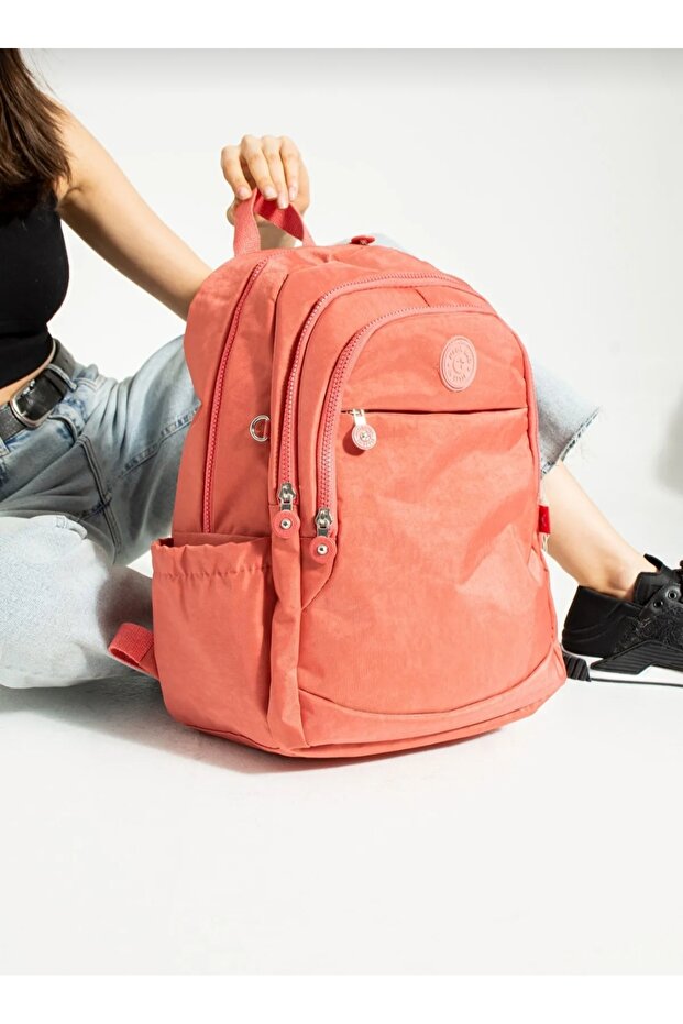 LARGE SIZE MULTIPLE COMPARTMENTS SCHOOL BAG UNISEX RAINPROOF - 1