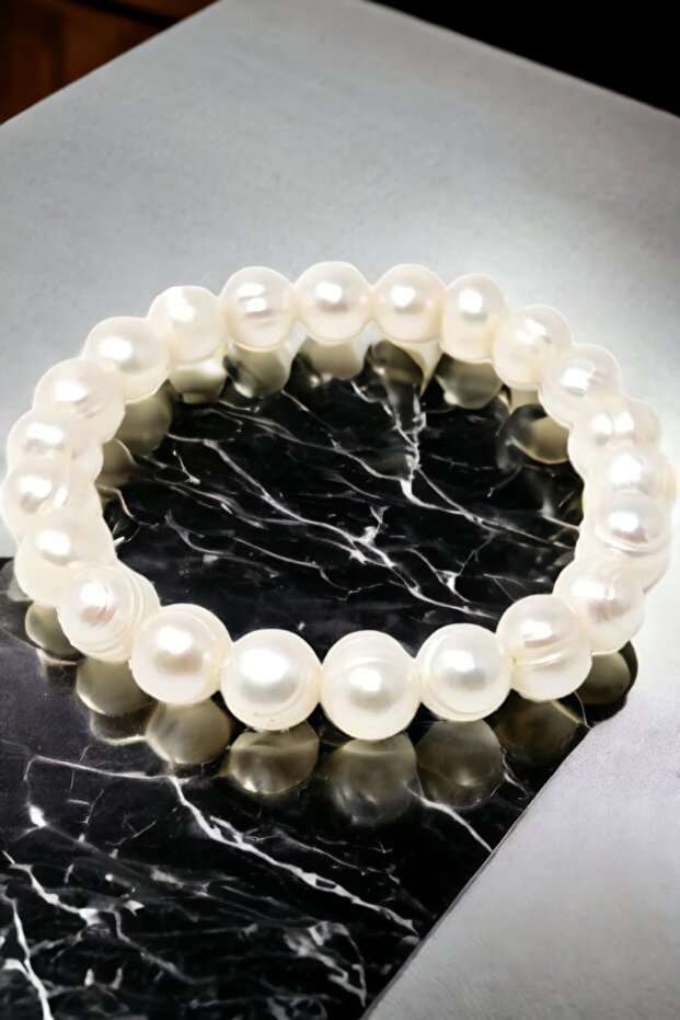 Real Unisex Pearl Bracelet 7-8 mm AA Quality