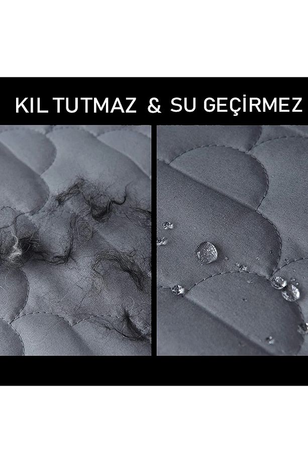 Sıvı Su Geçirmez Berjer Koltuk Örtüsü Tek Kişilik Koltuk Şalı Iki Tarafı Kullanabilir (tekli) - 4