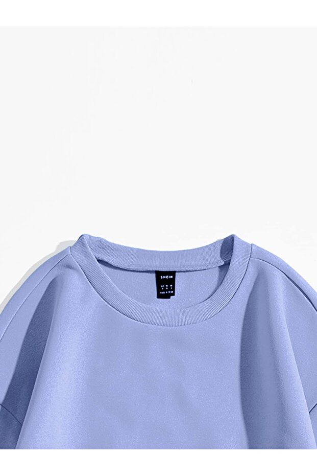 كود ADR-SHEN EZwear سويت شيرت سادة برقبة مستديرة - 3