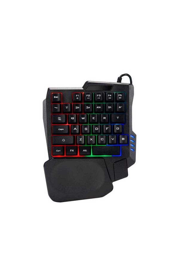 PGM19 Kablolu Mini Gaming Klavye Siyah - 1