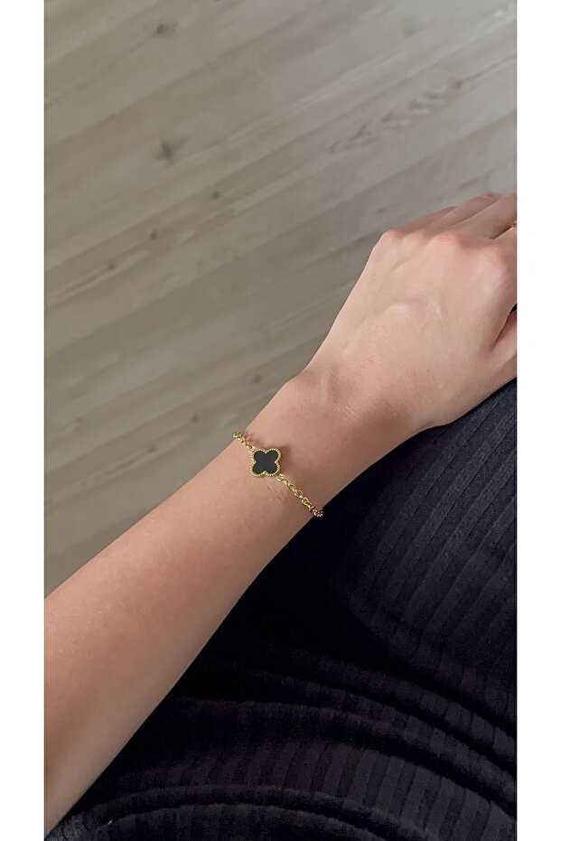 - Tek Yoncalı Çelik Bileklik - 6