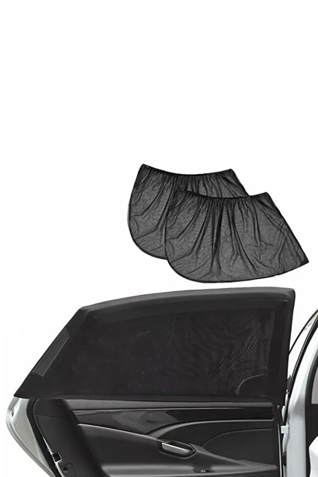 حاجب شمس مرن للسيارة ملمس سداسي 2 قطعة - 3