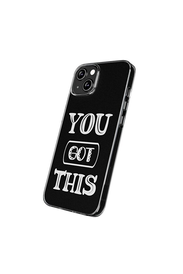 iPhone 13 Compatible Patterned Transparent Shock Absorbing Durable Case - 2