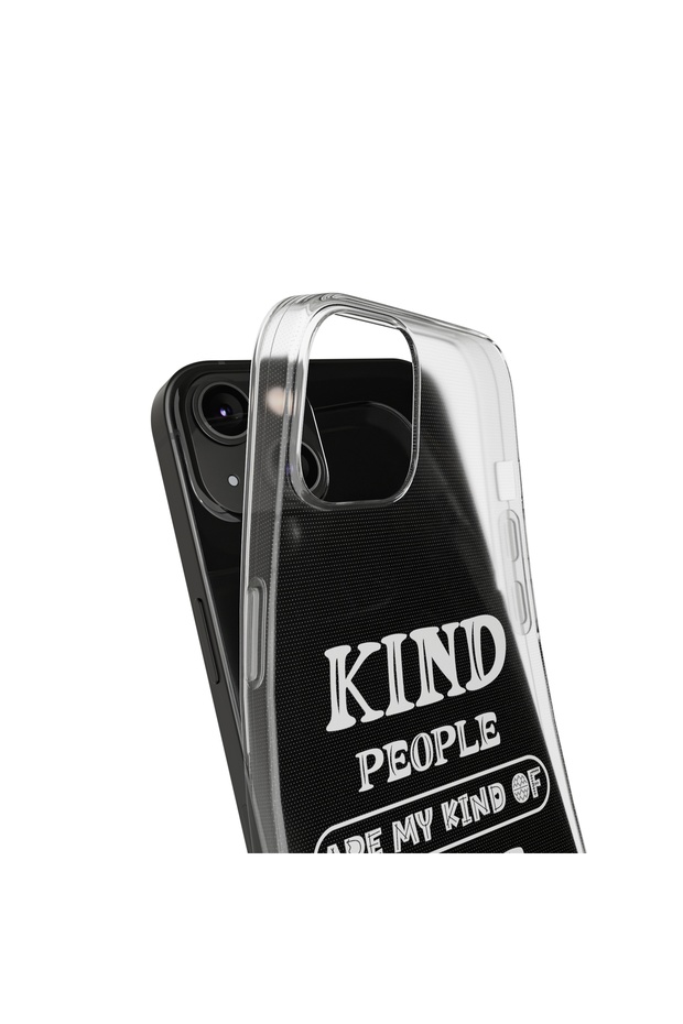 iPhone 13 Compatible Patterned Transparent Shock Absorbing Durable Case - 3