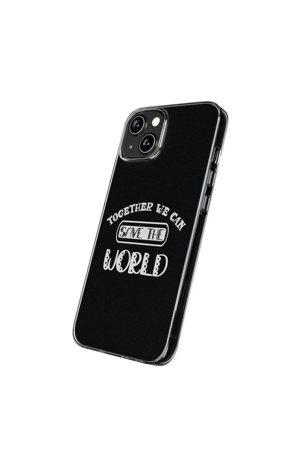 iPhone 14 Pro Max Compatible Patterned Transparent Shock Absorbing Durable Case - 2