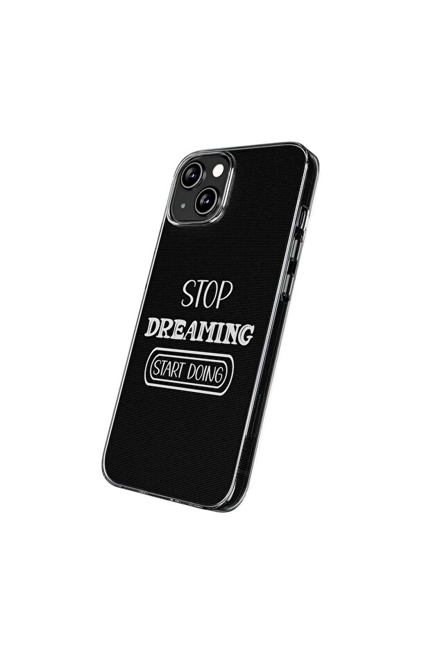 iPhone 14 Pro Compatible Patterned Transparent Shock Absorbing Durable Case - 2