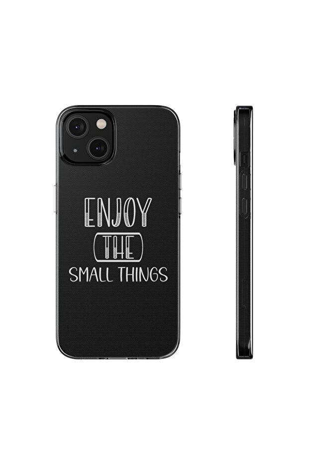 iPhone 13 Pro Compatible Patterned Transparent Shock Absorbing Durable Case - 1