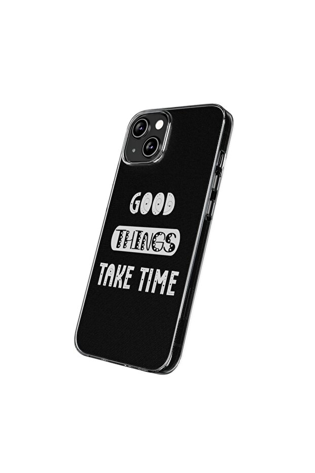 iPhone 13 Pro Compatible Patterned Transparent Shock Absorbing Durable Case - 2