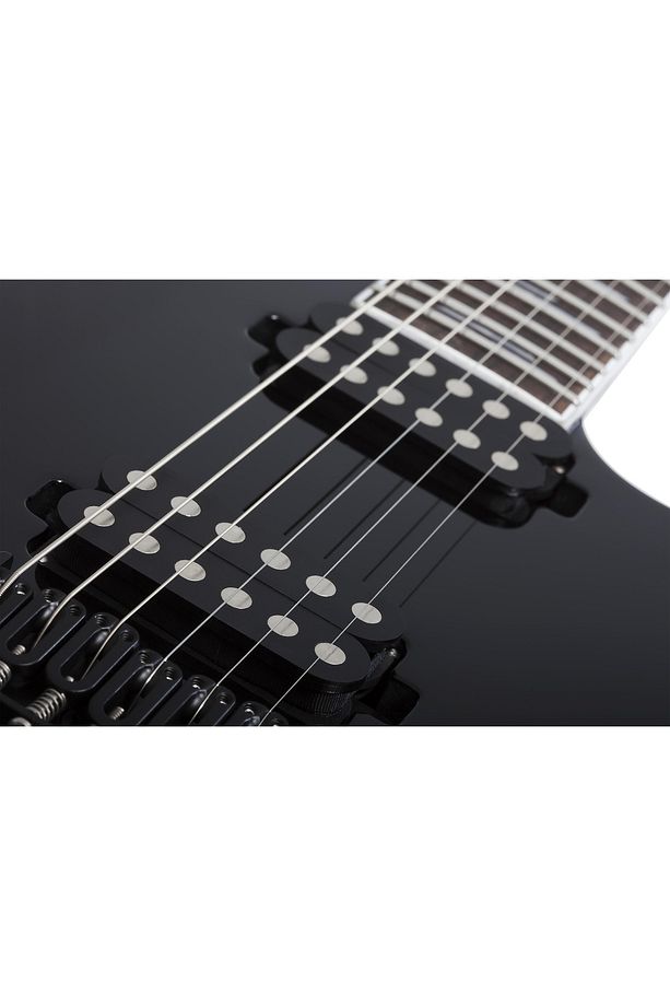 Reaper-6 Custom Elektro Gitar (Parlak Siyah) - 3