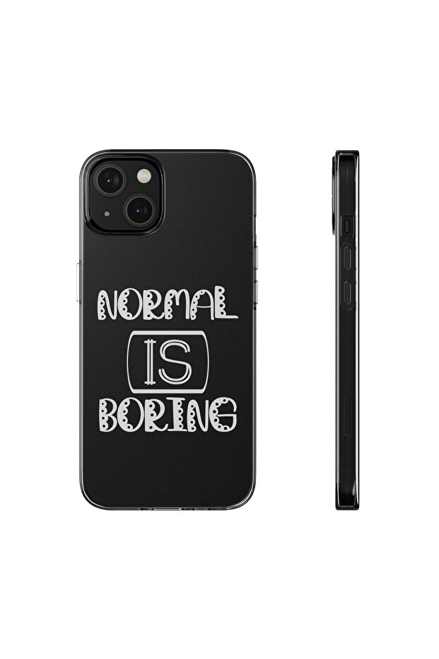 iPhone 13 Pro Max Compatible Patterned Transparent Shock Absorbing Durable Case - 1