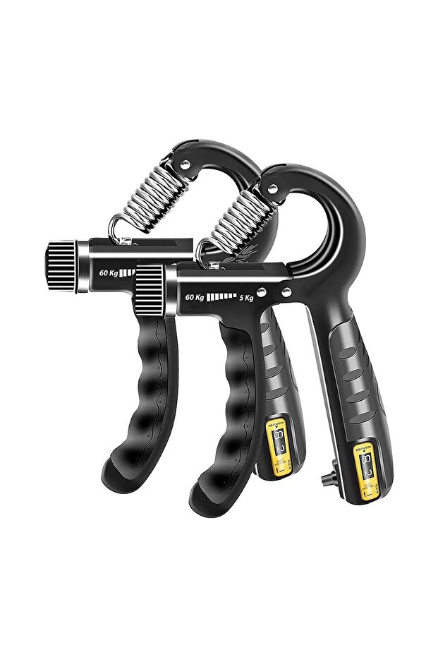 Original Hand Spring with Timer, Adjustable Weight (60 kg - 5 kg), 1 Piece Hand Spring, Wrist Muscle Strengthener.
