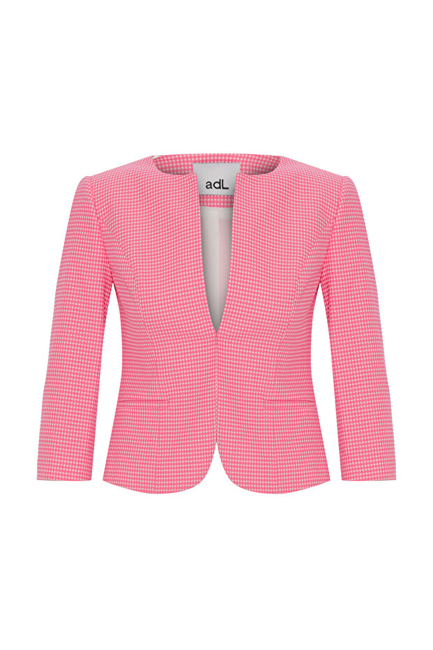 Agraflı 3/4 Kol Ceket - 6