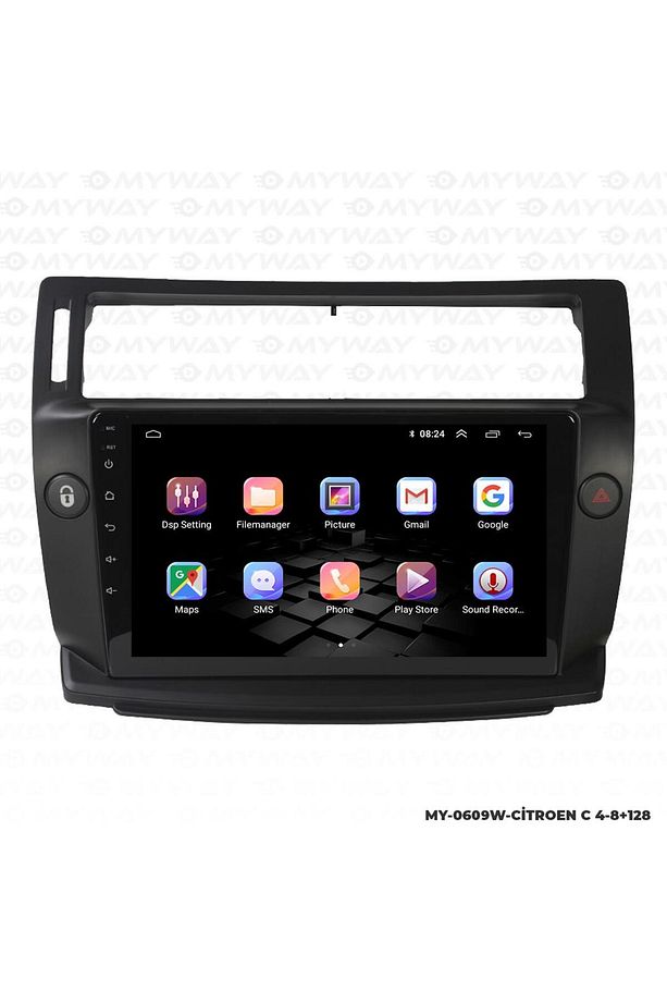 CİTROEN C4 ANDROİD 12 MULTİMEDYA CARPLAY 4GB RAM+64GB HDD NAVİGASYON EKRAN - 6