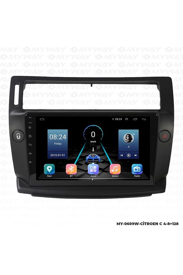 CİTROEN C4 ANDROİD 12 MULTİMEDYA CARPLAY 4GB RAM+64GB HDD NAVİGASYON EKRAN - 8