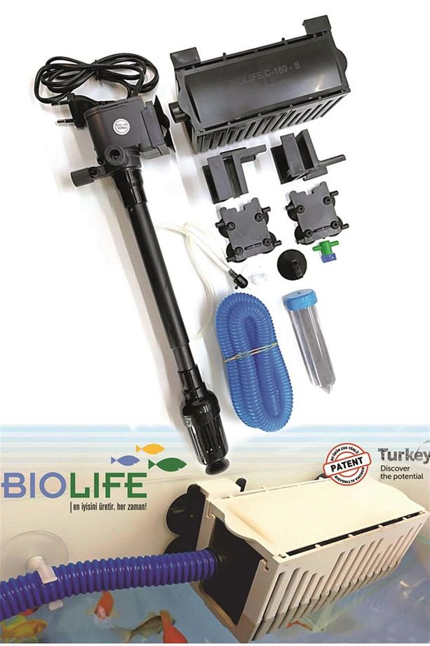 C-160 - S Tekli Flora Akvaryum İç Filtre Sistemi Sobo WP-1250 10 watt 800 L/H Motorlu - 1