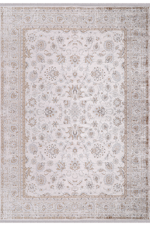 THE MİA 5860B L.GREY-CAMEL AKRİLİK MAKİNE HALISI - 2