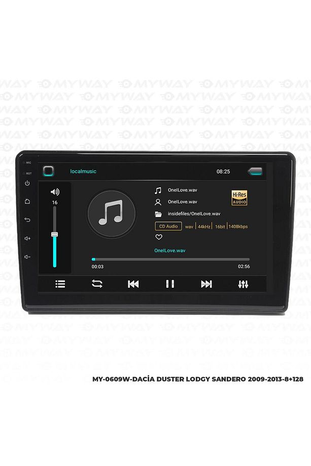 DACİA DUSTER ANDROİD 12 MULTİMEDYA CARPLAY 4GB RAM+64GB HDD 2009-2013 NAVİGASYON EKRAN - 2