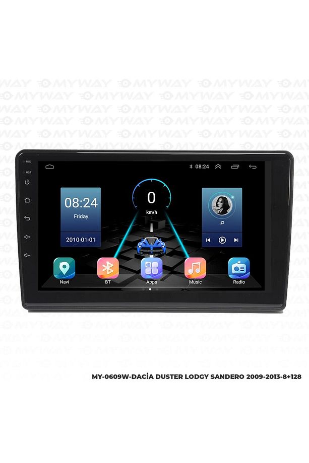 DACİA DUSTER ANDROİD 12 MULTİMEDYA CARPLAY 4GB RAM+64GB HDD 2009-2013 NAVİGASYON EKRAN - 8