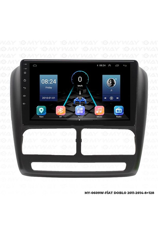 FİAT DOBLO ANDROİD 12 MULTİMEDYA CARPLAY 4GB RAM+64GB HDD 2011-2014 NAVİGASYON EKRAN - 8