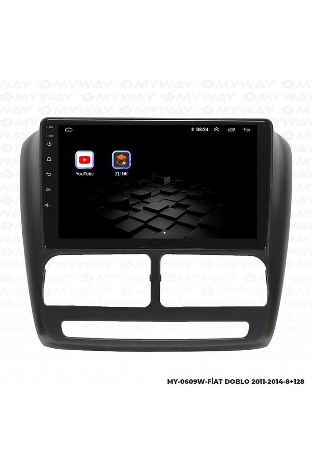 FİAT DOBLO ANDROİD 12 MULTİMEDYA CARPLAY 4GB RAM+64GB HDD 2011-2014 NAVİGASYON EKRAN - 5