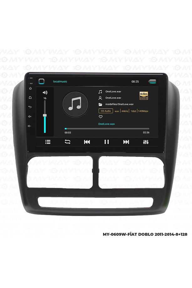 FİAT DOBLO ANDROİD 12 MULTİMEDYA CARPLAY 4GB RAM+64GB HDD 2011-2014 NAVİGASYON EKRAN - 2
