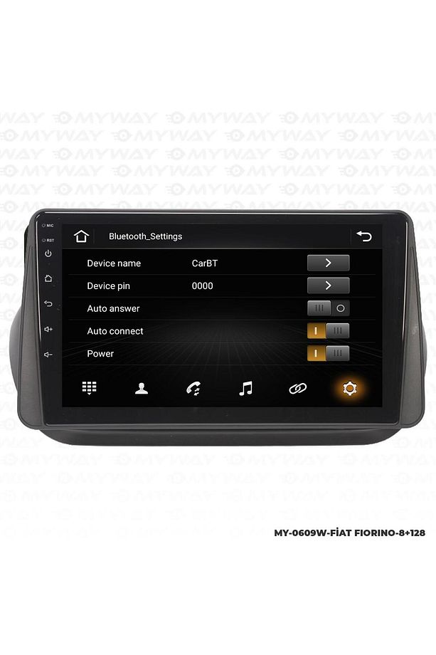FİAT FİORİNO ANDROİD 12 MULTİMEDYA CARPLAY 4GB RAM+64GB HDD NAVİGASYON EKRAN - 3