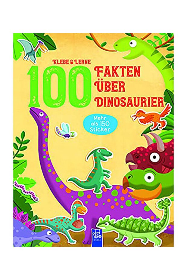 Klebe & Lerne - 100 Fakten über Dinosaurier / Kolektif / Yoyo Books / 9789463788960