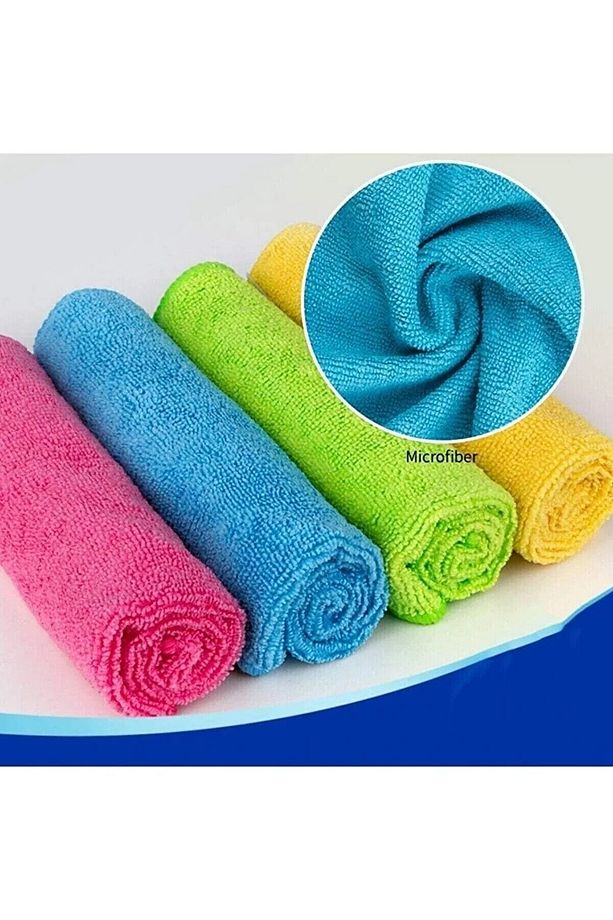 Çok Amaçlı Mikrofiber Temizlik Bezi 24 Adet 30x30 cm - Mutfak Bezi, Araç Bezi - 3