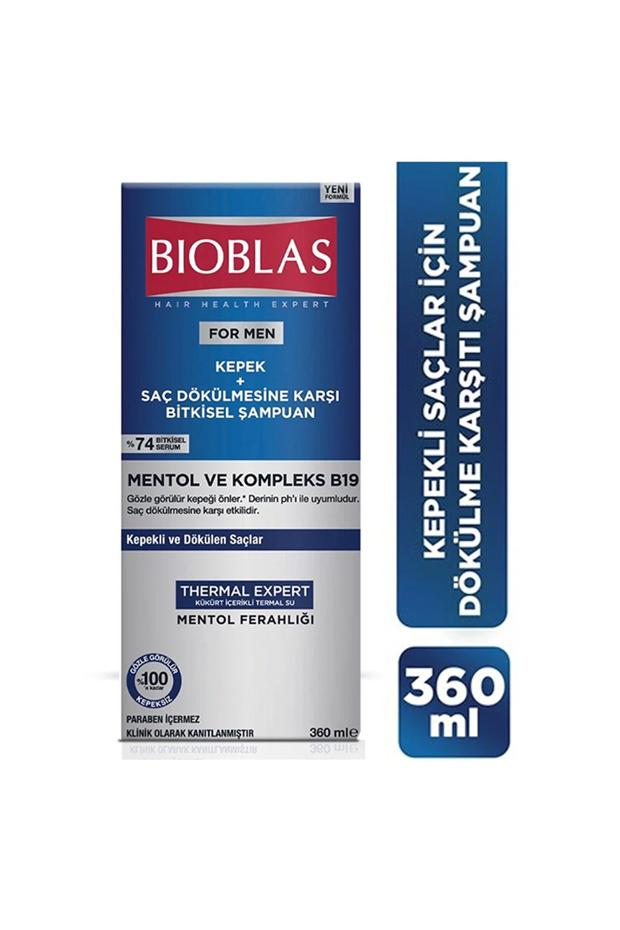 Thermal Expert Men Kepek ve Saç Dökülmesine Karşı Şampuan 360 ml - 1