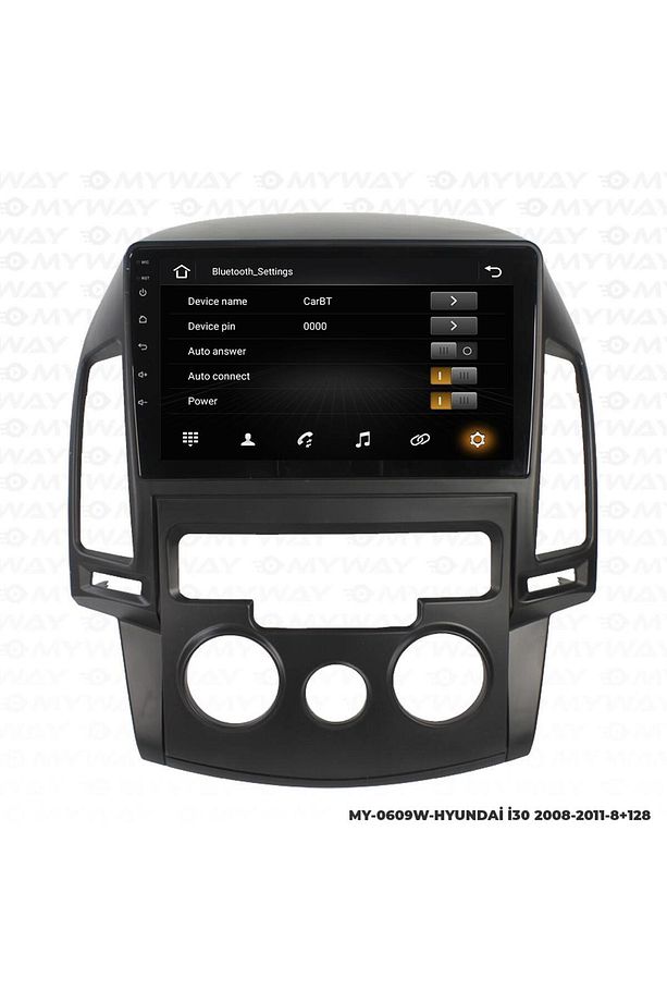 AUDİ A3 ANDROİD 12 MULTİMEDYA CARPLAY 4GB RAM+64GB HDD 2008-2011 NAVİGASYON EKRAN - 3