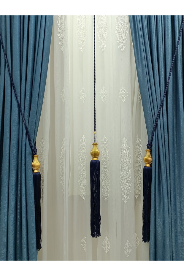 Background Curtain Ceiling Tie Tassel Braçol Set