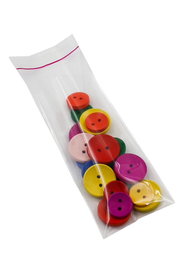 7x20 Cm Transparent Tape Bag / 50 Pieces