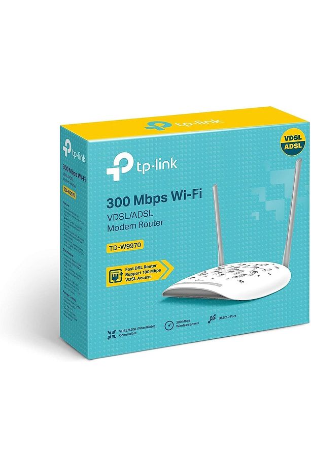 TD-W9970 4 Port Vdsl Modem + Router - 4