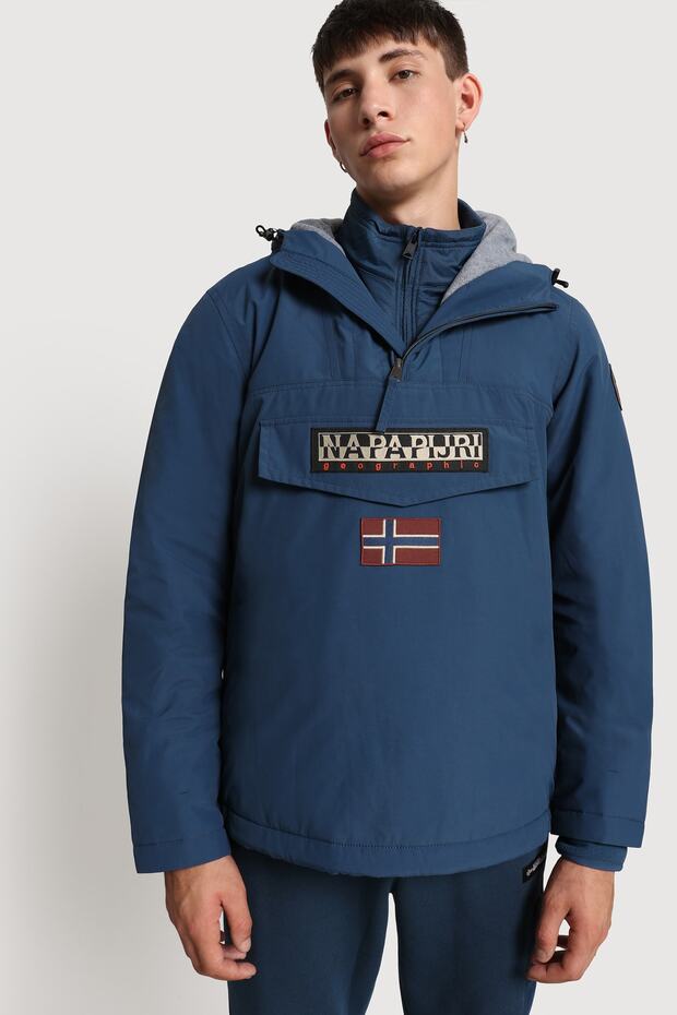 Pánský kabát - modrý - 8