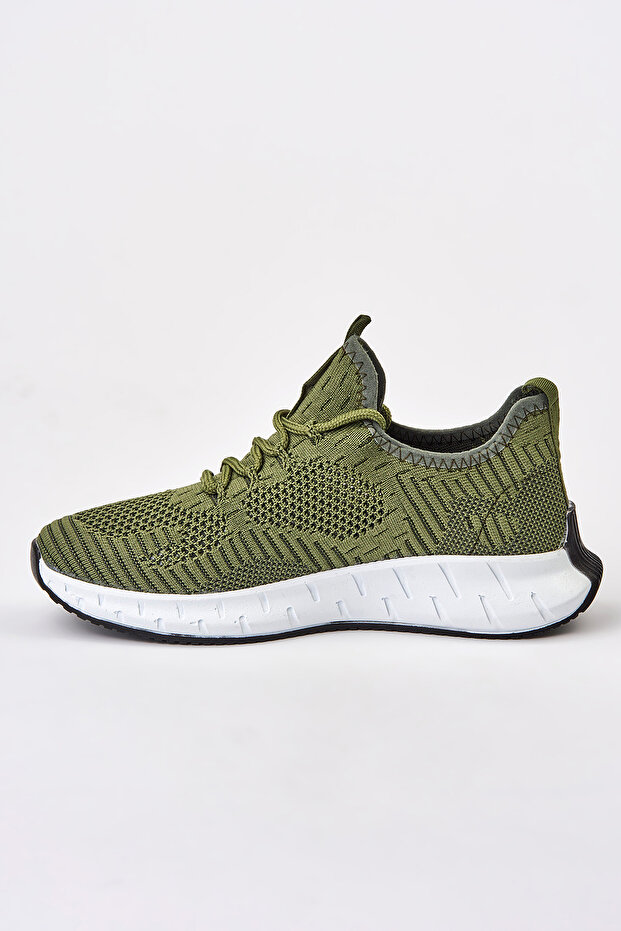 Unisex Comfortable Mesh Detail Daily Running Walking Sneaker Sports Shoes - 3