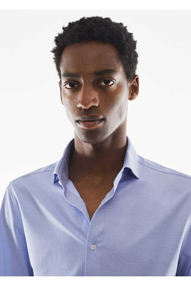 Streç Slim Fit Gömlek - 7