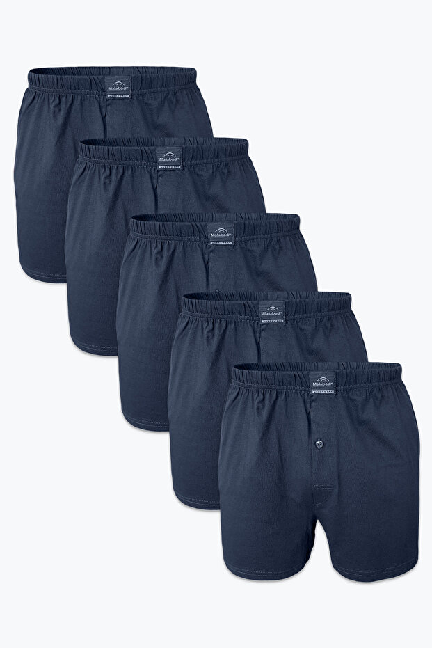 Men's Smoked 5-Piece Wide Fit 100% Cotton Boxer M240
