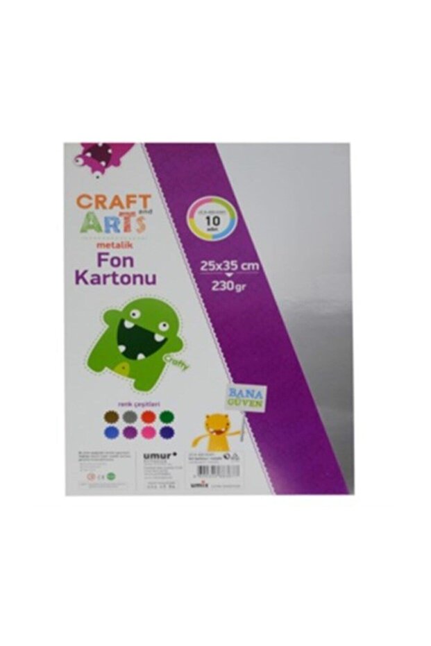 Sraft Arts Metallic Background Cardboard 230Gr 25*35