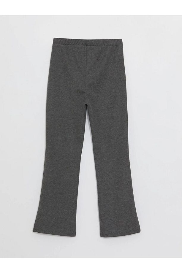 LCW Kids Beli Lastikli İspanyol Paça Kız Çocuk Tayt Pantolon - 3