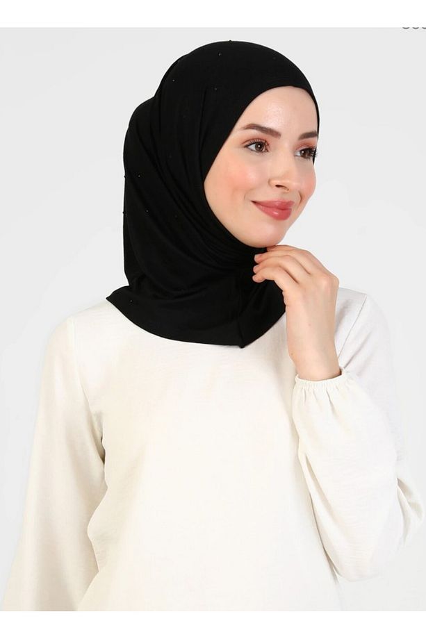 ASYA TAŞLI BONE - SİYAH - 4