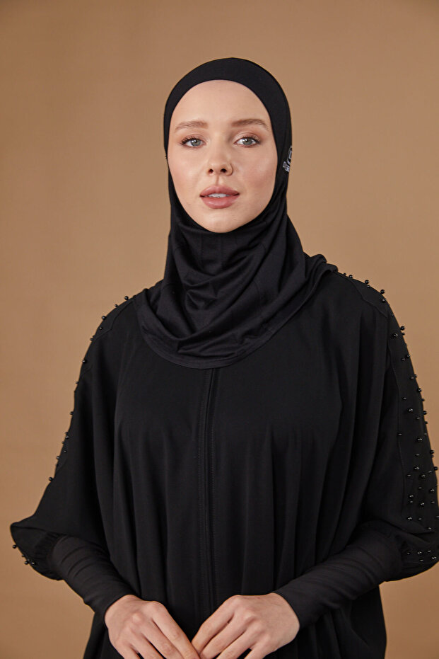 DÜZ HOLOGRAM BONE - أسود - 2