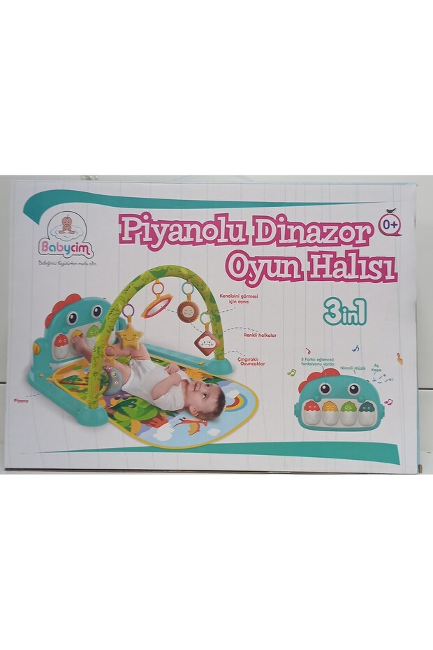 piyanolu dinazor oyun halısı - 1