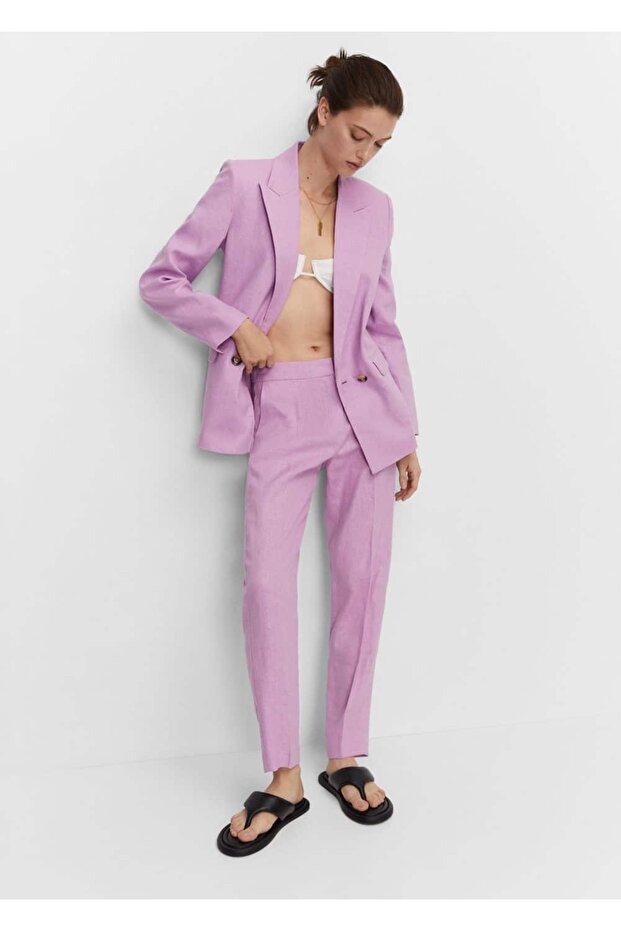 Keten Jogger Pantolon - 8