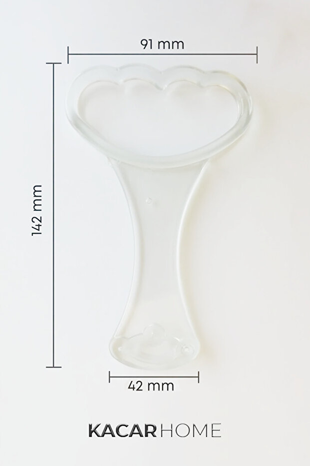 Baza Tutma Kolu Şeffaf (Esnek Plastik) 2 Adet - 1